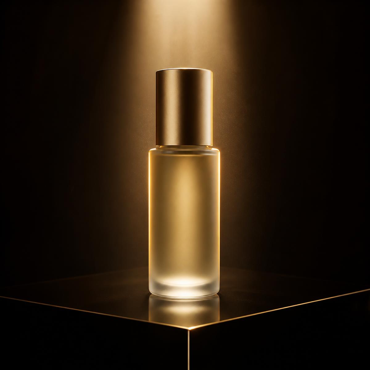 Lighting a serum bottle so it reads as premium