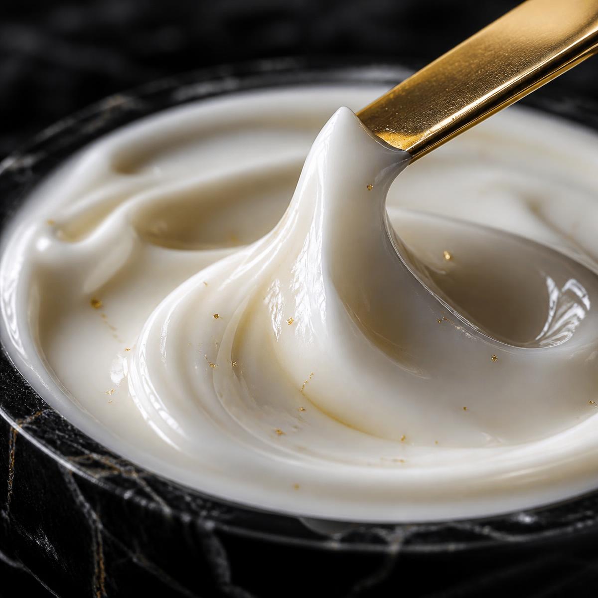 The 4-frame texture story every cream post needs — slide 1